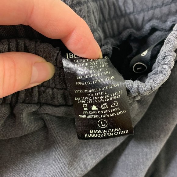 Blank NYC straight leg high waisted sweatpants faded black L - Picture 6 of 6